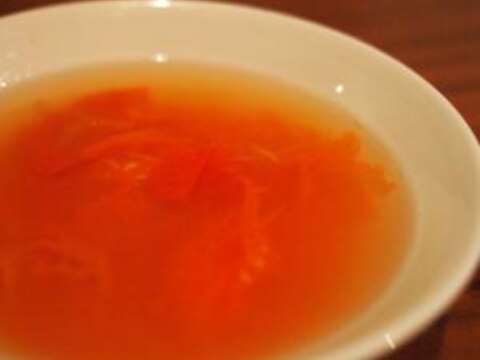 生姜とトマトのスープ